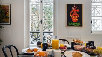 Breakfast in the kitchen