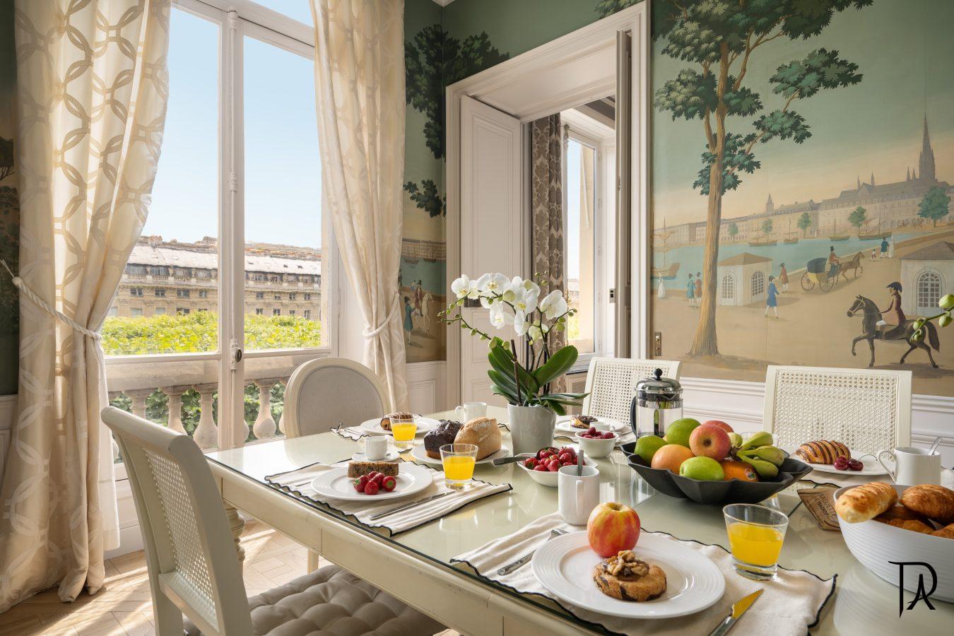 Breakfast in the dining room Breakfast in the dining room