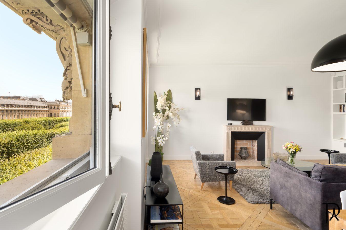 One view from the living room One view from the living room