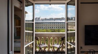 View of the balcony